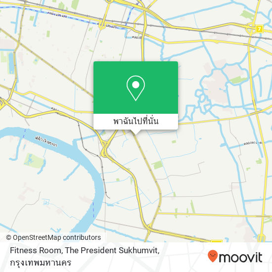 Fitness Room, The President Sukhumvit แผนที่