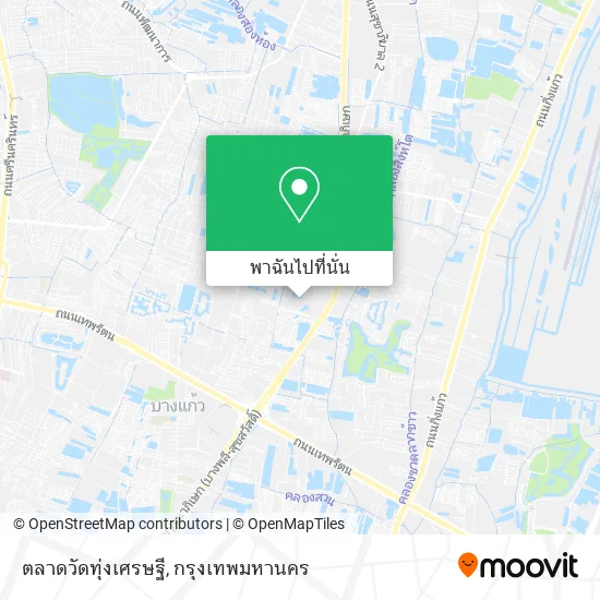 ตลาดวัดทุ่งเศรษฐี แผนที่