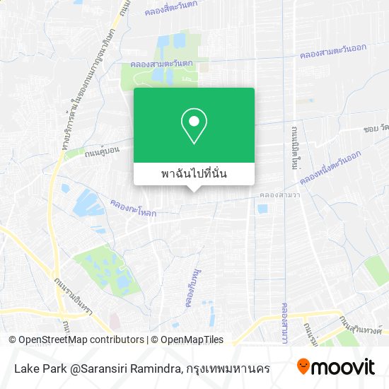 Lake Park @Saransiri Ramindra แผนที่