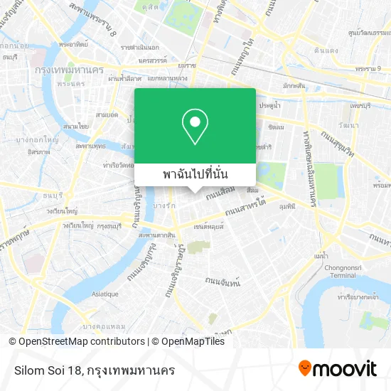 Silom Soi 18 แผนที่