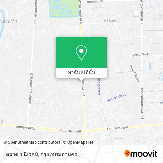 ตลาด ว.นิเวศน์ แผนที่