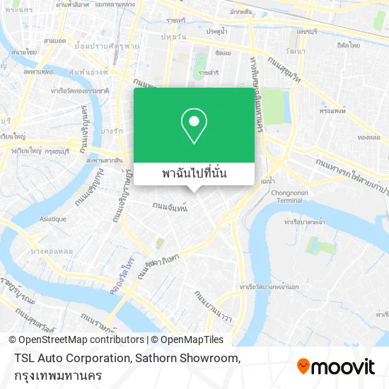 TSL Auto Corporation, Sathorn Showroom แผนที่