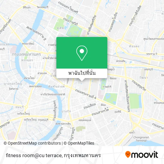 fitness room@cu terrace แผนที่
