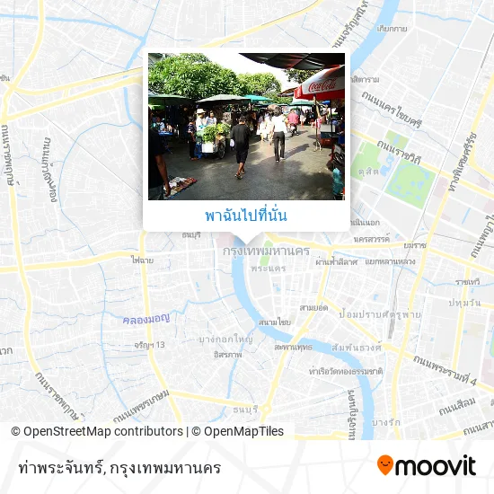 ท่าพระจันทร์ แผนที่