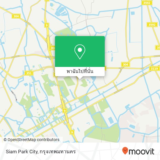 Siam Park City แผนที่