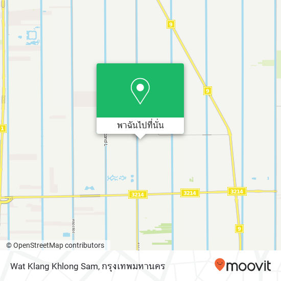 Wat Klang Khlong Sam แผนที่