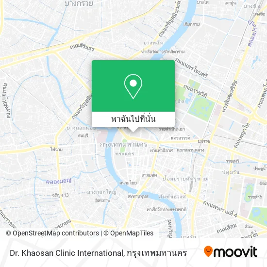 Dr. Khaosan Clinic International แผนที่