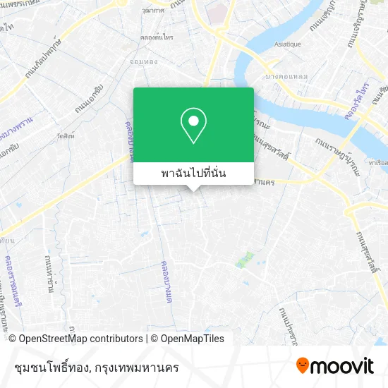 ชุมชนโพธิ์ทอง แผนที่