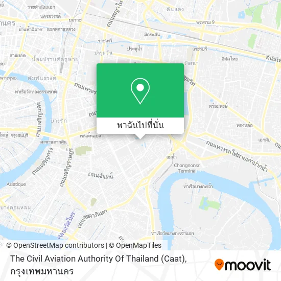 The Civil Aviation Authority Of Thailand (Caat) แผนที่