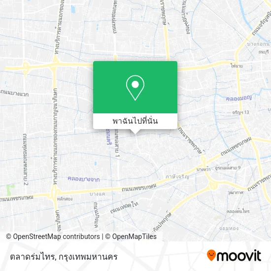 ตลาดร่มไทร แผนที่