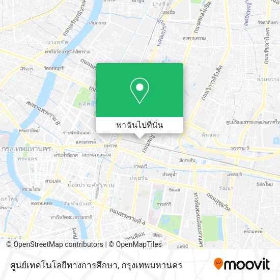 ศูนย์เทคโนโลยีทางการศึกษา แผนที่