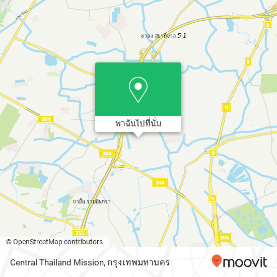 Central Thailand Mission แผนที่