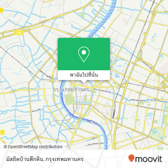 มัสยิดบ้านตึกดิน แผนที่