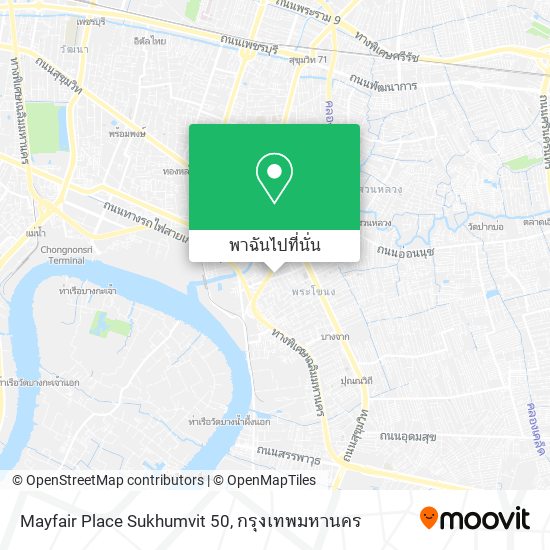 Mayfair Place Sukhumvit 50 แผนที่