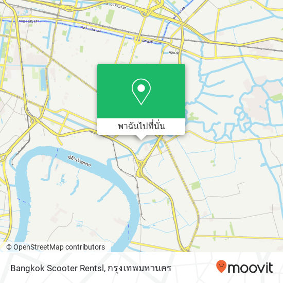 Bangkok Scooter Rentsl แผนที่