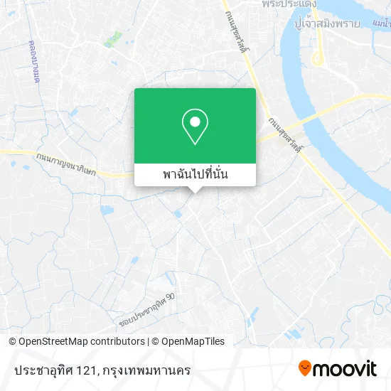 ประชาอุทิศ 121 แผนที่