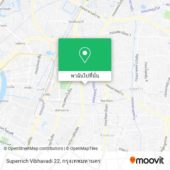 Superrich Vibhavadi 22 แผนที่
