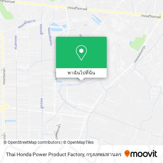 Thai Honda Power Product Factory แผนที่