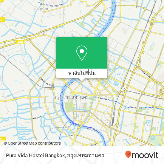 Pura Vida Hostel Bangkok แผนที่