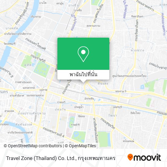 Travel Zone (Thailand) Co. Ltd. แผนที่