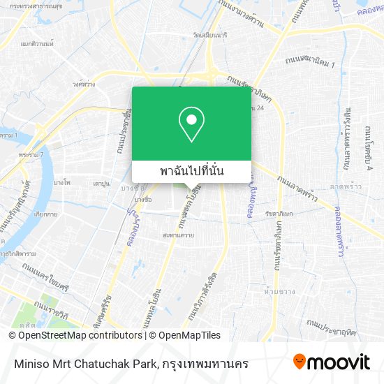 Miniso Mrt Chatuchak Park แผนที่