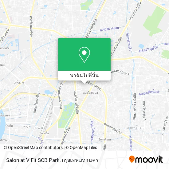 Salon at V Fit SCB Park แผนที่