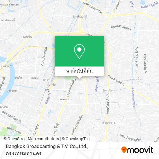 Bangkok Broadcasting & T.V. Co., Ltd. แผนที่