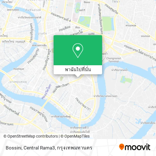 Bossini, Central Rama3 แผนที่