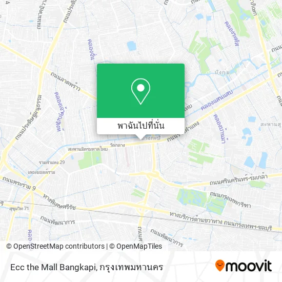 Ecc the Mall Bangkapi แผนที่