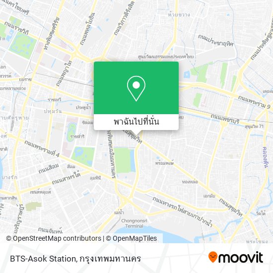BTS-Asok Station แผนที่
