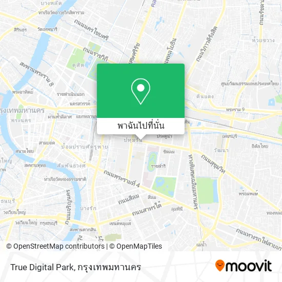True Digital Park แผนที่