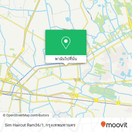 Sim Haircut Ram36/1 แผนที่