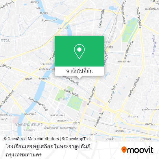 โรงเรียนเศรษฐเสถียร ในพระราชูปถัมภ์ แผนที่