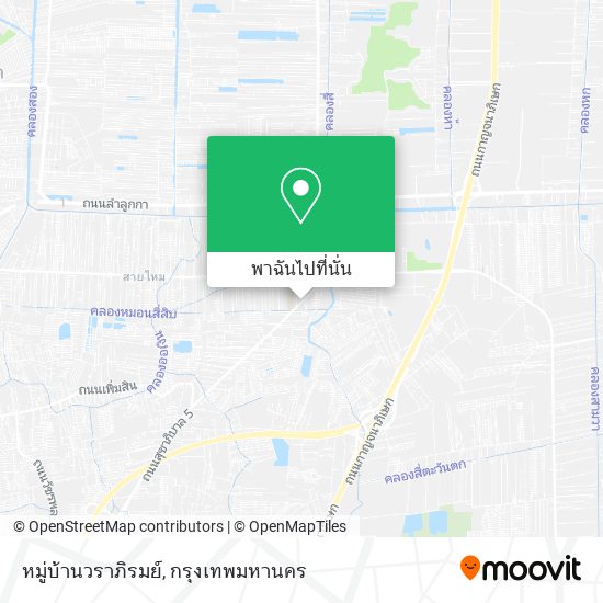 หมู่บ้านวราภิรมย์ แผนที่