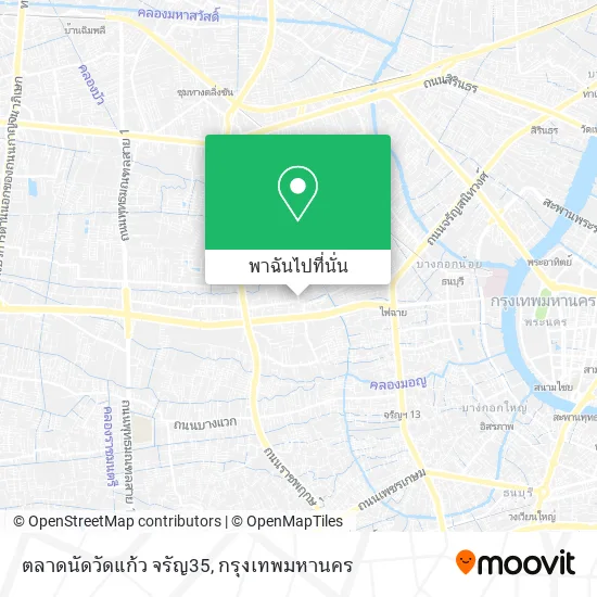 ตลาดนัดวัดแก้ว จรัญ35 แผนที่