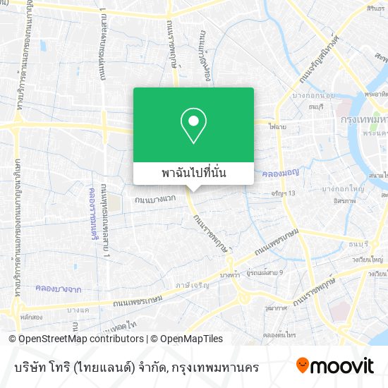 บริษัท โทริ (ไทยแลนด์) จำกัด แผนที่