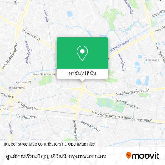 ศูนย์การเรียนปัญญาภิวัฒน์ แผนที่