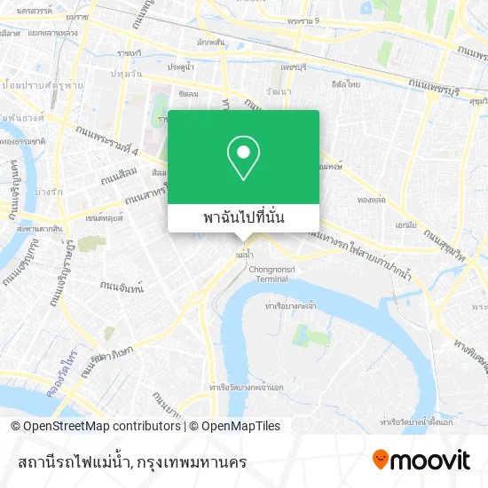 สถานีรถไฟแม่น้ำ แผนที่
