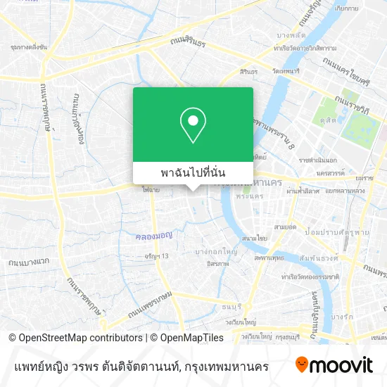 แพทย์หญิง วรพร ตันติจัตตานนท์ แผนที่