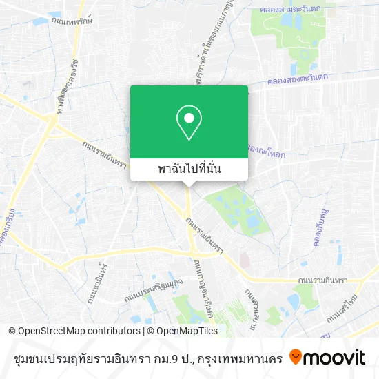 ชุมชนเปรมฤทัยรามอินทรา กม.9 ป. แผนที่