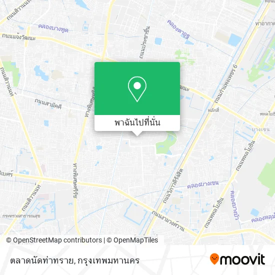 ตลาดนัดท่าทราย แผนที่