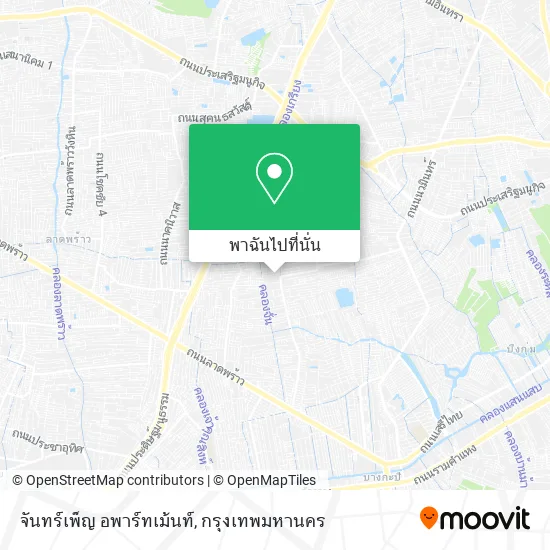 จันทร์เพ็ญ อพาร์ทเม้นท์ แผนที่