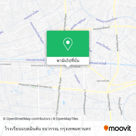 โรงเรียนแบดมินตัน ธนวรรณ แผนที่