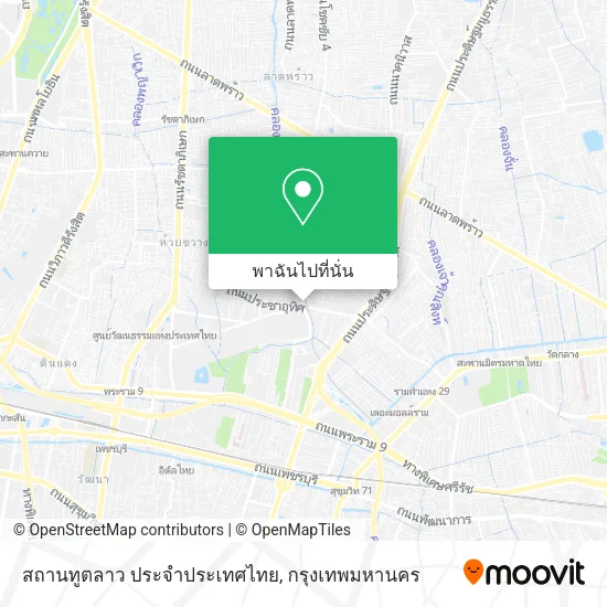 สถานทูตลาว ประจำประเทศไทย แผนที่