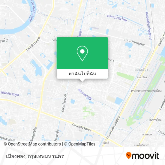 เมืองทอง แผนที่