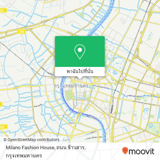 Milano Fashion House, ถนน ข้าวสาร แผนที่