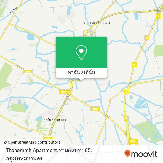 Thanommit Apartment, รามอินทรา 65 แผนที่