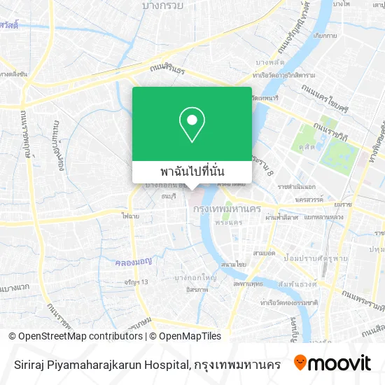 Siriraj Piyamaharajkarun Hospital แผนที่