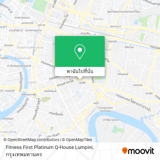 Fitness First Platinum Q-House Lumpini แผนที่