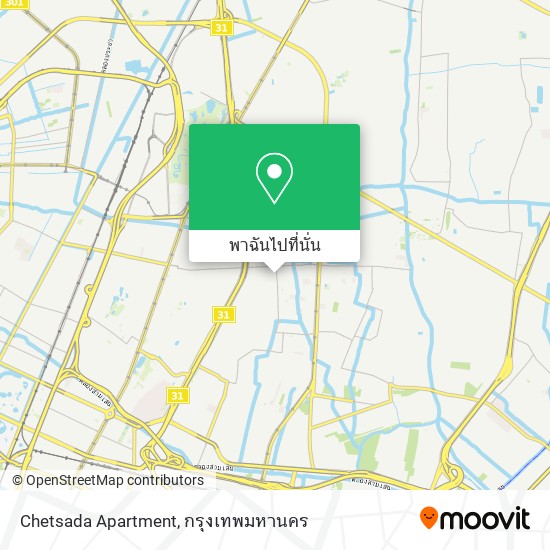 Chetsada Apartment แผนที่